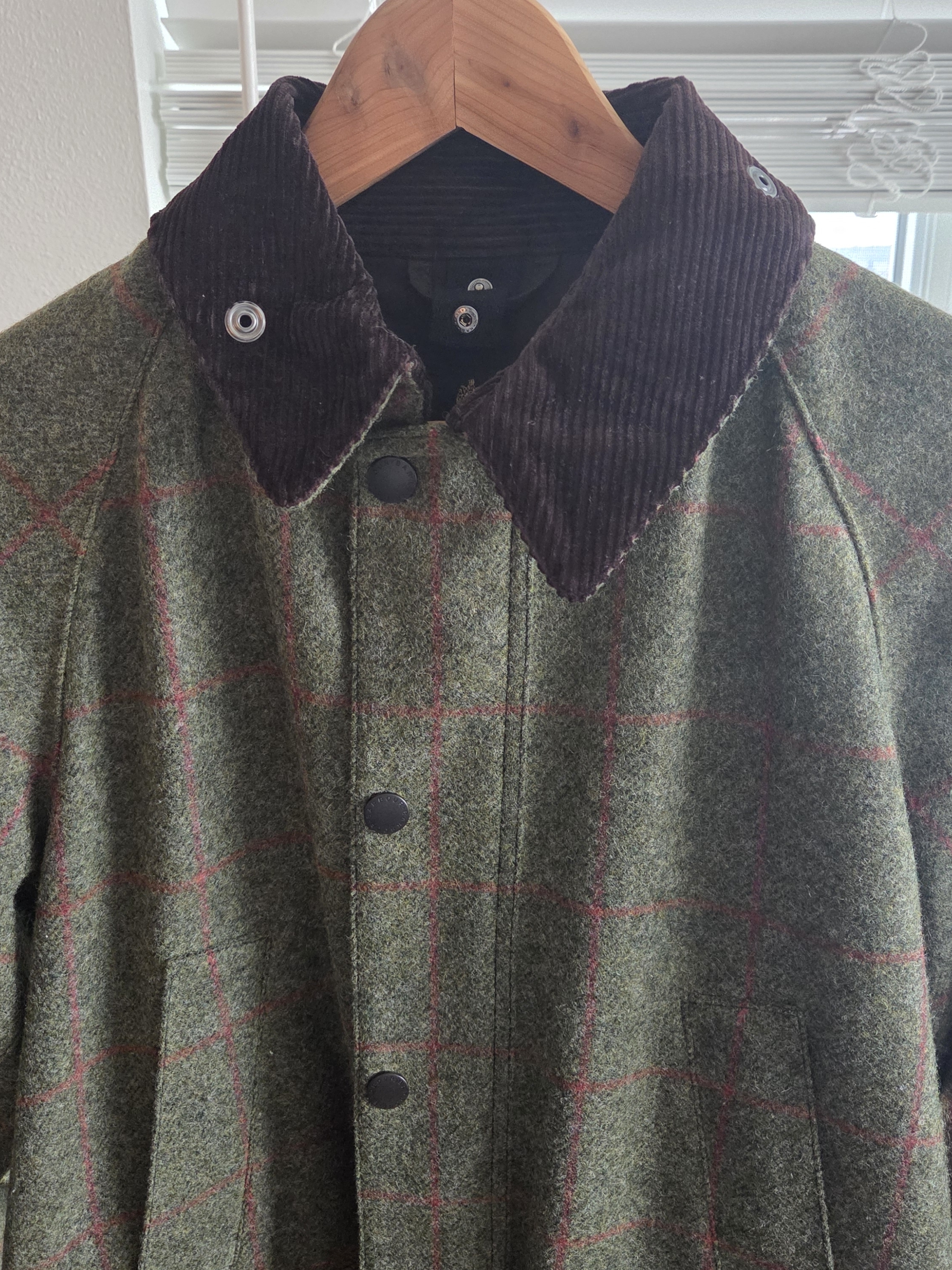 Barbour Bedale Check Wool Jacket